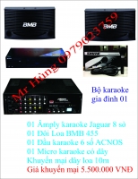 Bộ karaoke gia đình 01